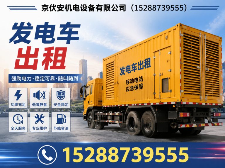 昭通应急发电机出租展示图