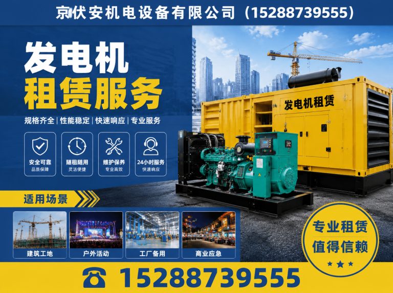 昭通发电车出租展示图